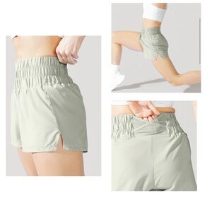 Popflex sprint shorts in ivy green - size XL